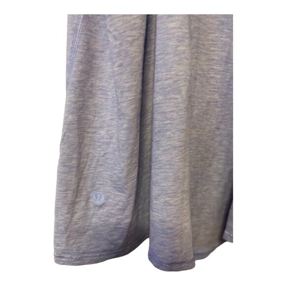 Lululemon All Tied Up Tank Top Pima Cotton Heathered Medium Grey Size 6 - Picture 10 of 10